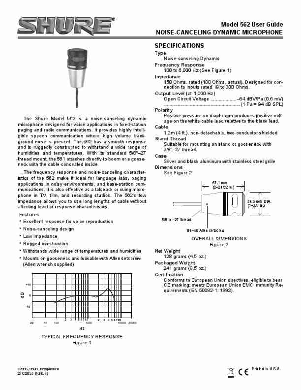 Shure Microphone 562-page_pdf